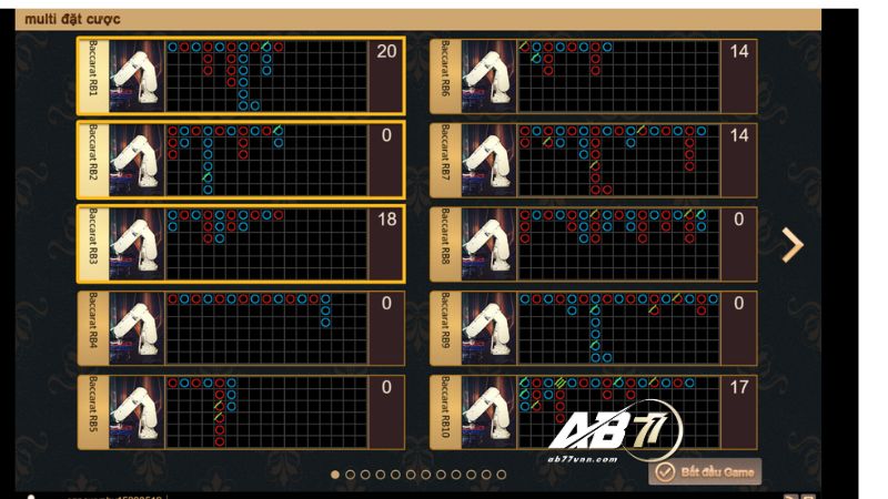 Sảnh BBIN AB77 xanh chín