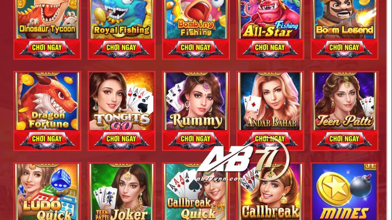 sảnh slot JILI AB77